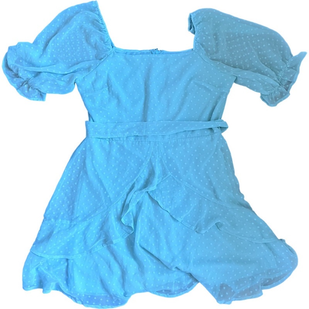 NWT Francesca Blue Rain Dress
